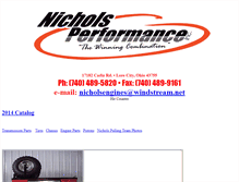 Tablet Screenshot of nicholsperformance.net